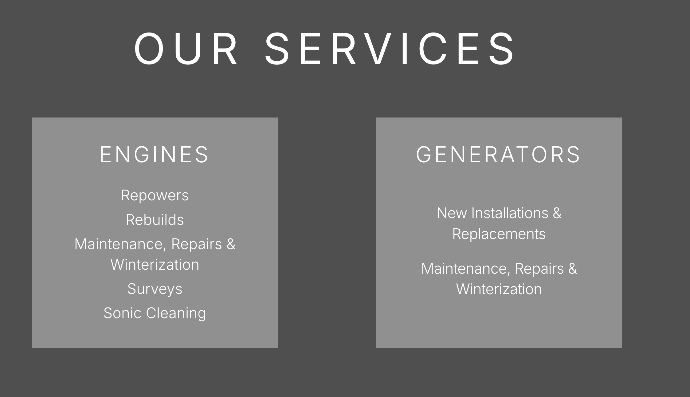 Bay Shore Marine Engine Services portfolio 1