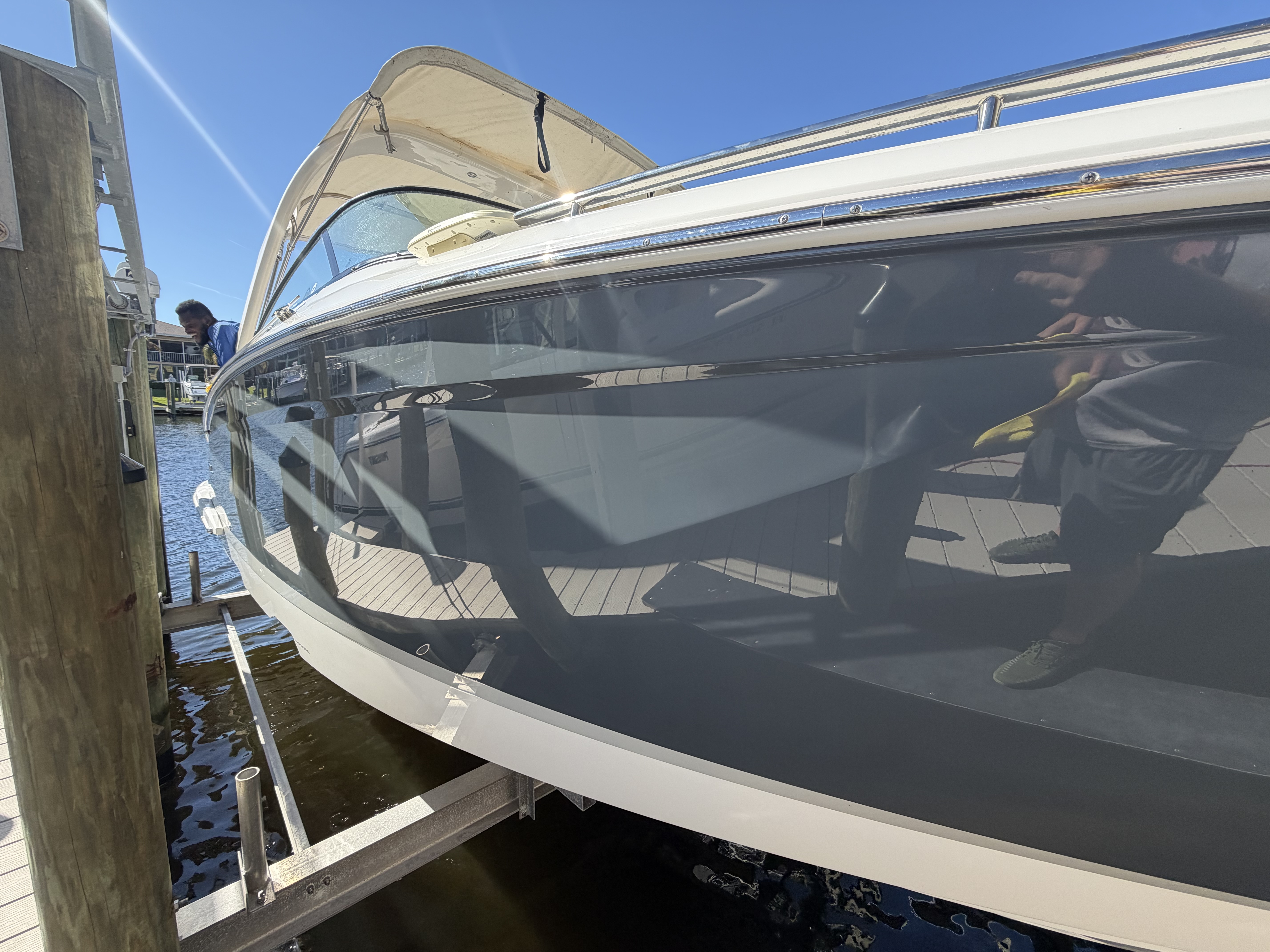 Certified shine detailing marine service project 8