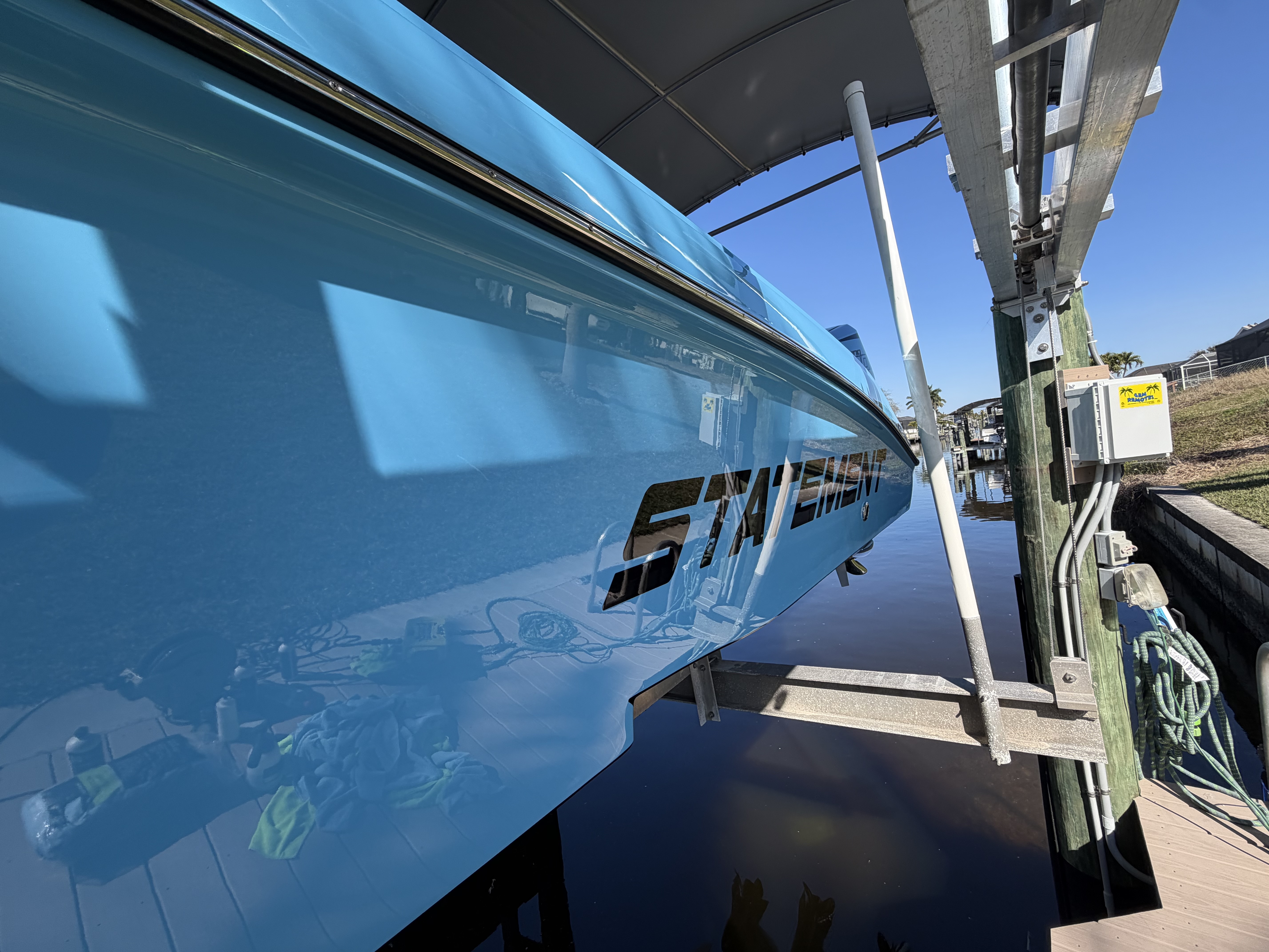 Certified shine detailing marine service project 2