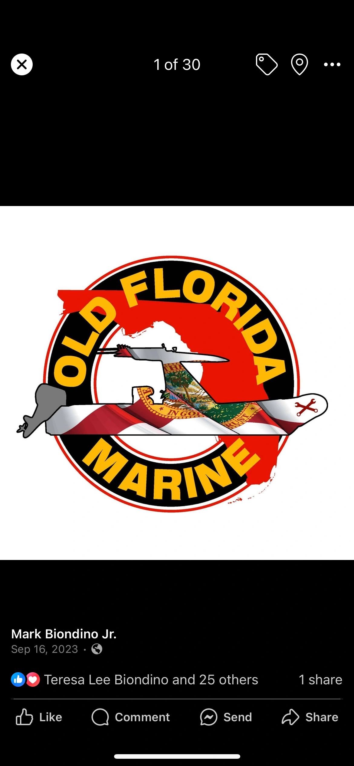 Old Florida Marine logo