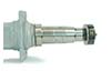 Stainless steel fitting with a mounting flange and bolts, shown against a plain background.