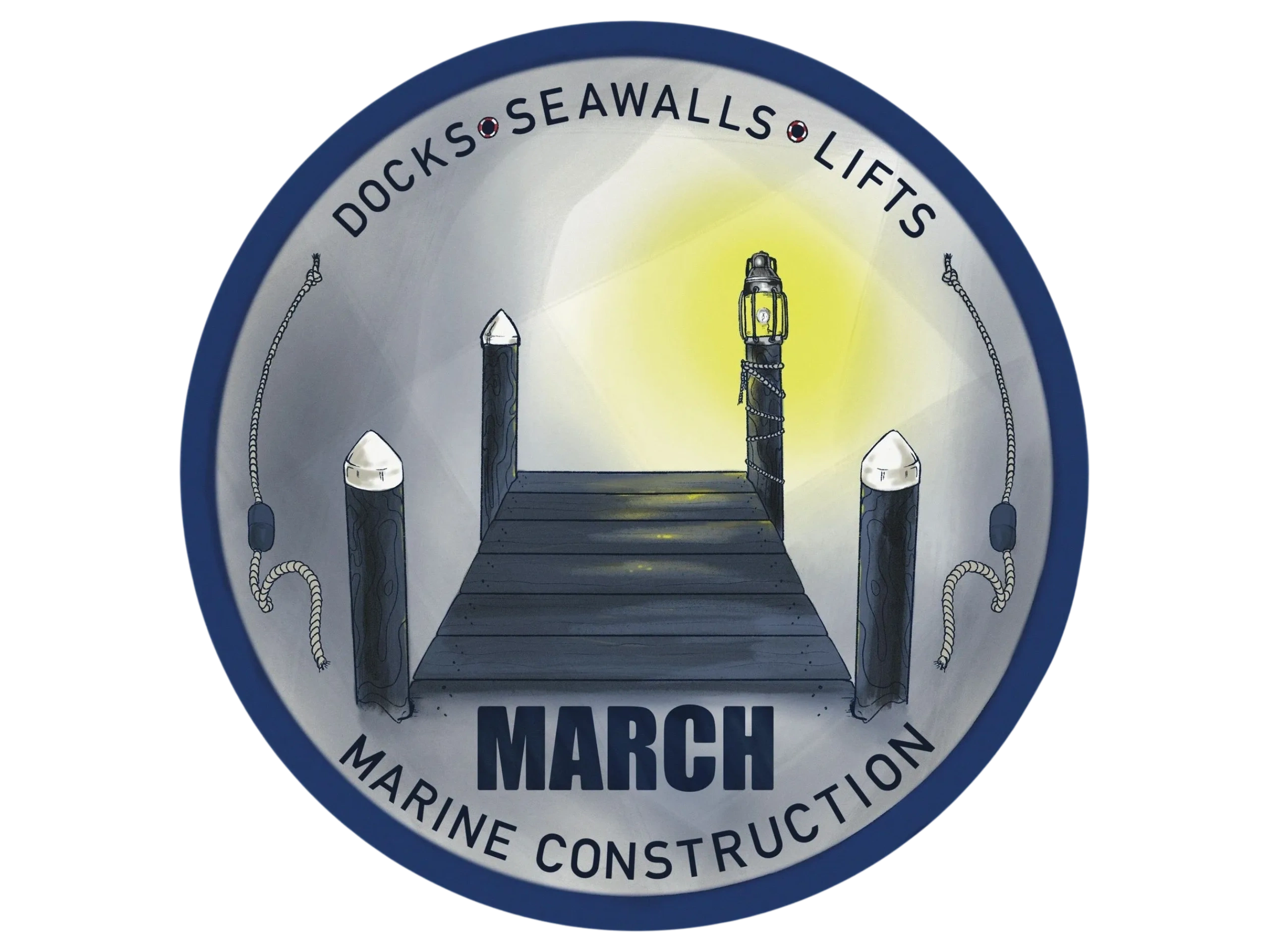 March Marine Construction logo